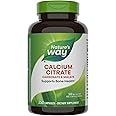 Nature's Way Calcium Citrate, 500 mg Calcium per 2-Capsule Serving, for Bone Health & Muscle Function*, Blend of Citrate, Carbonate & Malate, Gluten Free, 250 Capsules (Packaging May Vary)