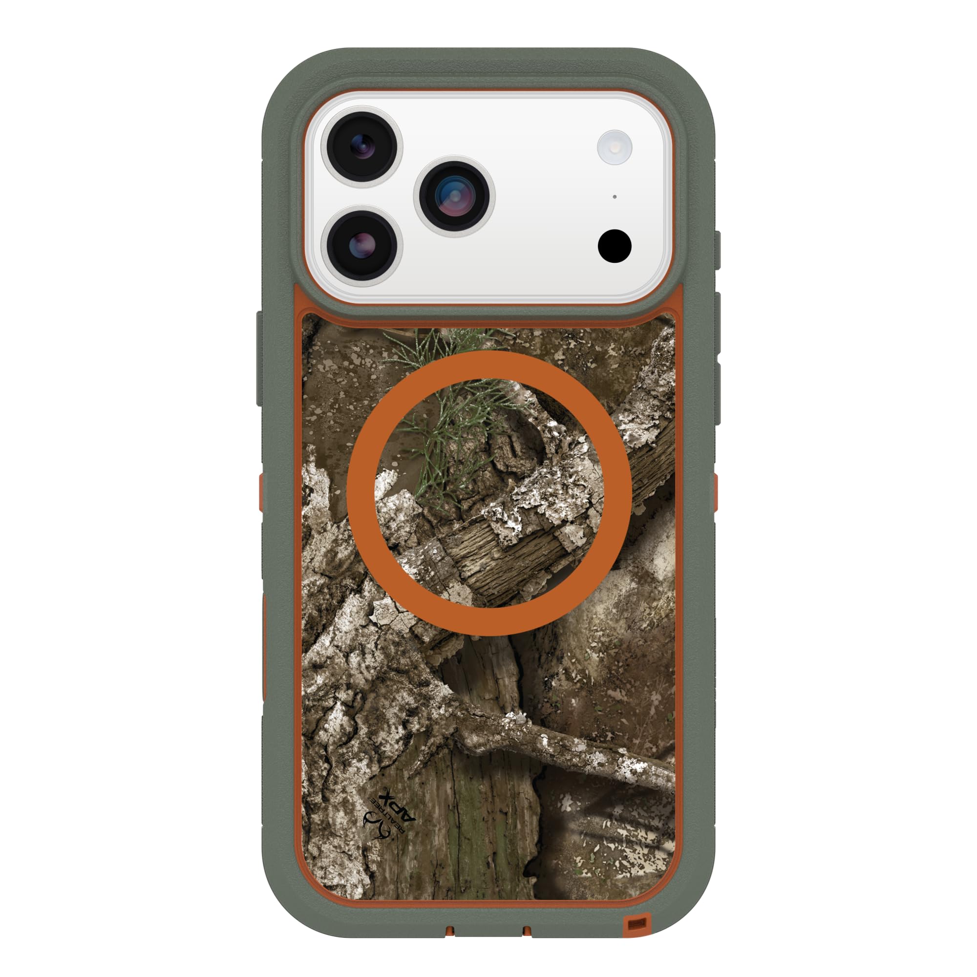OtterBox iPhone 17 Pro Max Defender Series Pro XT Clear Case - Realtree - Green Camo - Tough, Rugged & Durable iPhone Case, Snaps on MagSafe