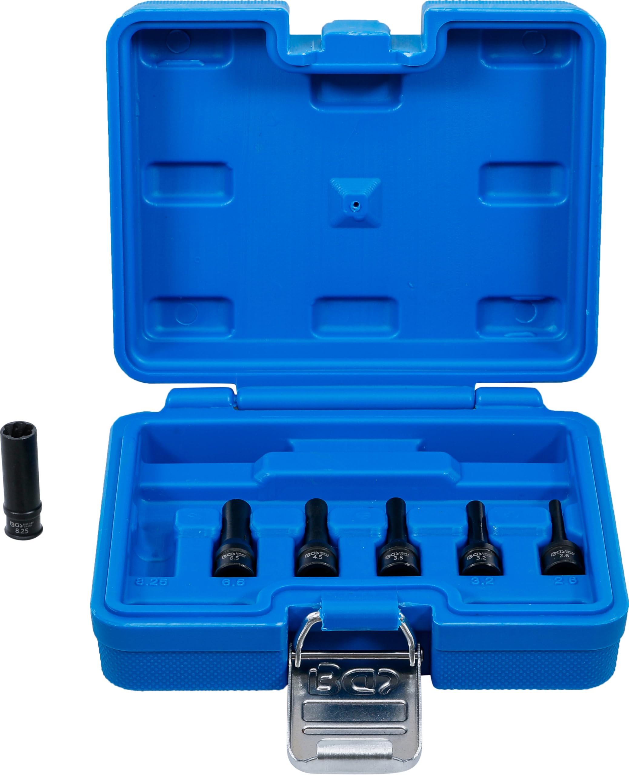 BGS 5290 | Twist Off Socket for Glow Plug Electrodes | 6.3 mm (1/4") Drive | 6 pcs.