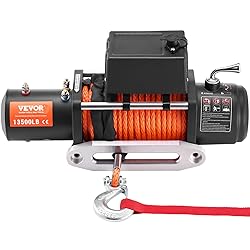 VEVOR Electric Winch, 13,500 lb, 12V DC Truck Winch