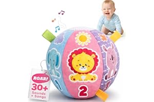 Move2Play, Hilariously Interactive Talkin Sportz Balls with Music & Sound Effects | 1st Birthday Gift | Toddler Toy for Boys 
