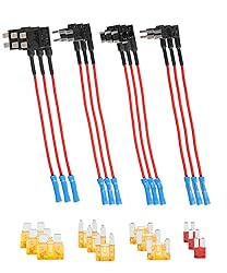 YAKEFLY 12 Pack Fuse Taps Set,4 Types 12V Car