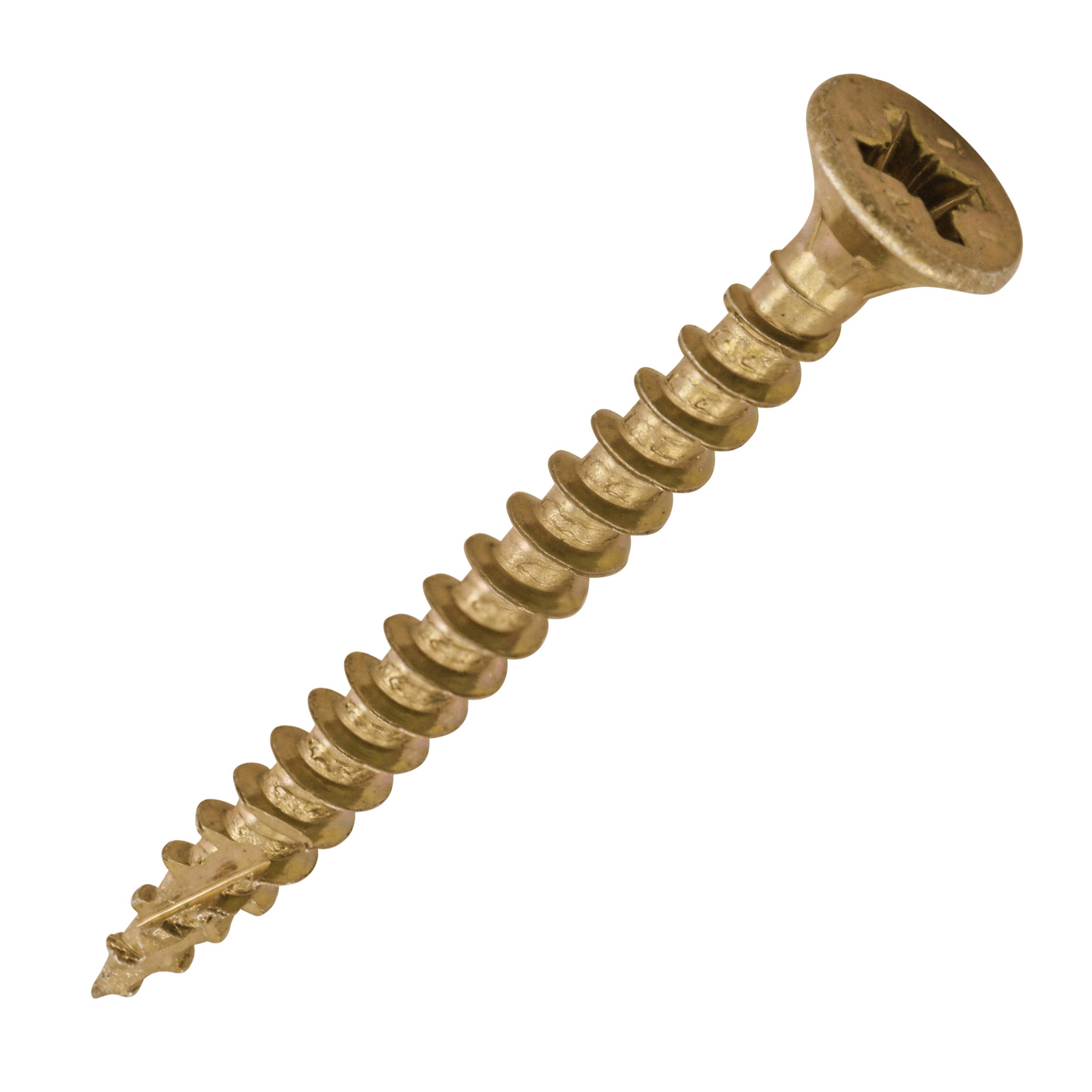 TIMCO C2 Strong-Fix Multi-Purpose Premium Countersunk Gold Woodscrews - 4.0 x 40 - Box of 200 — image 1