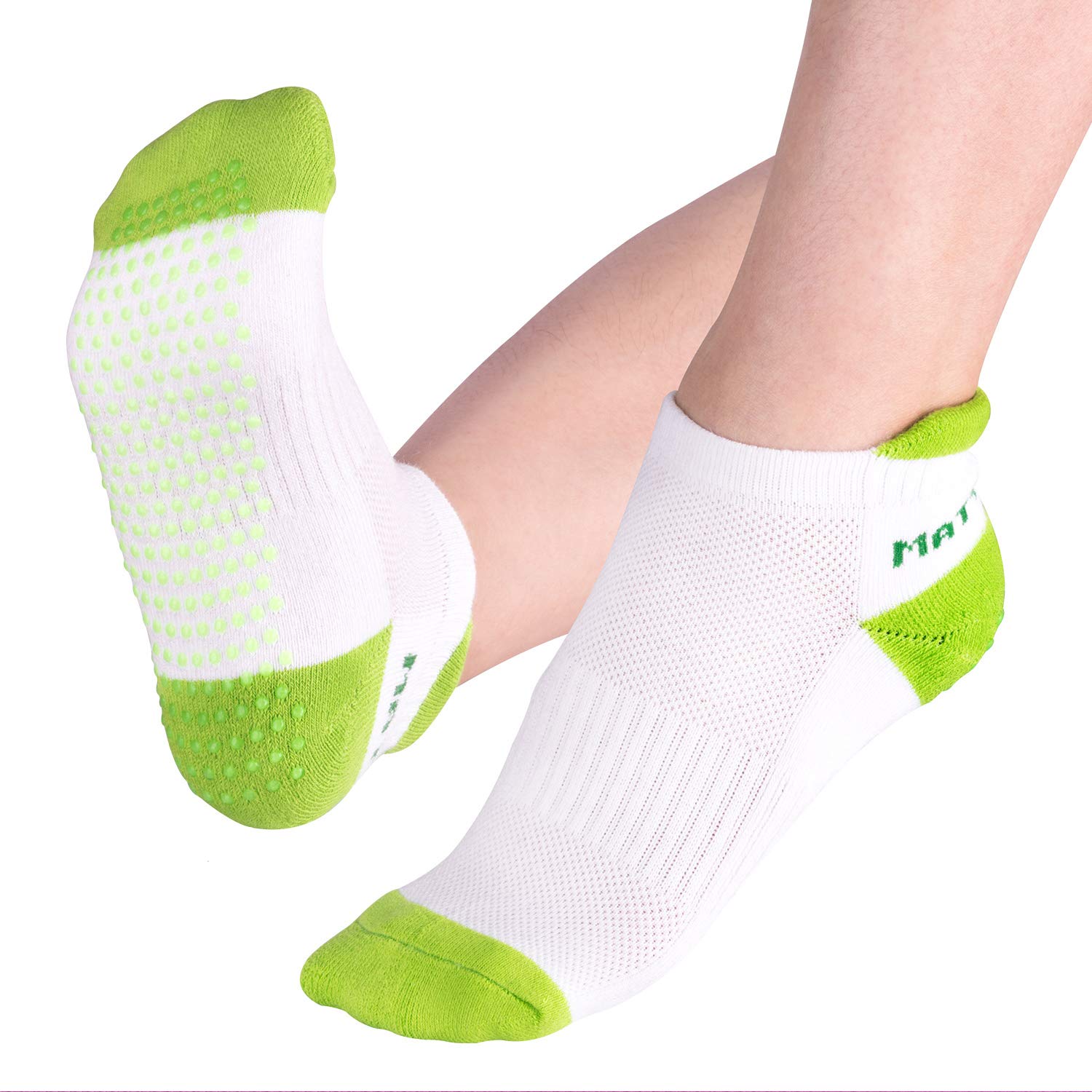 Matymats Grippy Yoga Socks Non Slip with Silicone Dot for Pilates, Barre, Bikram