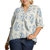 Umgee USA Paisley Print V-Neck Top