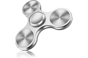 ATESSON Fidget Spinners Toy, 4 to 10 min Spins, Ultra Durable Stainless Steel, Bearing High Speed Precision Metal Material Hand Fidget Spinner for Kids/Adult