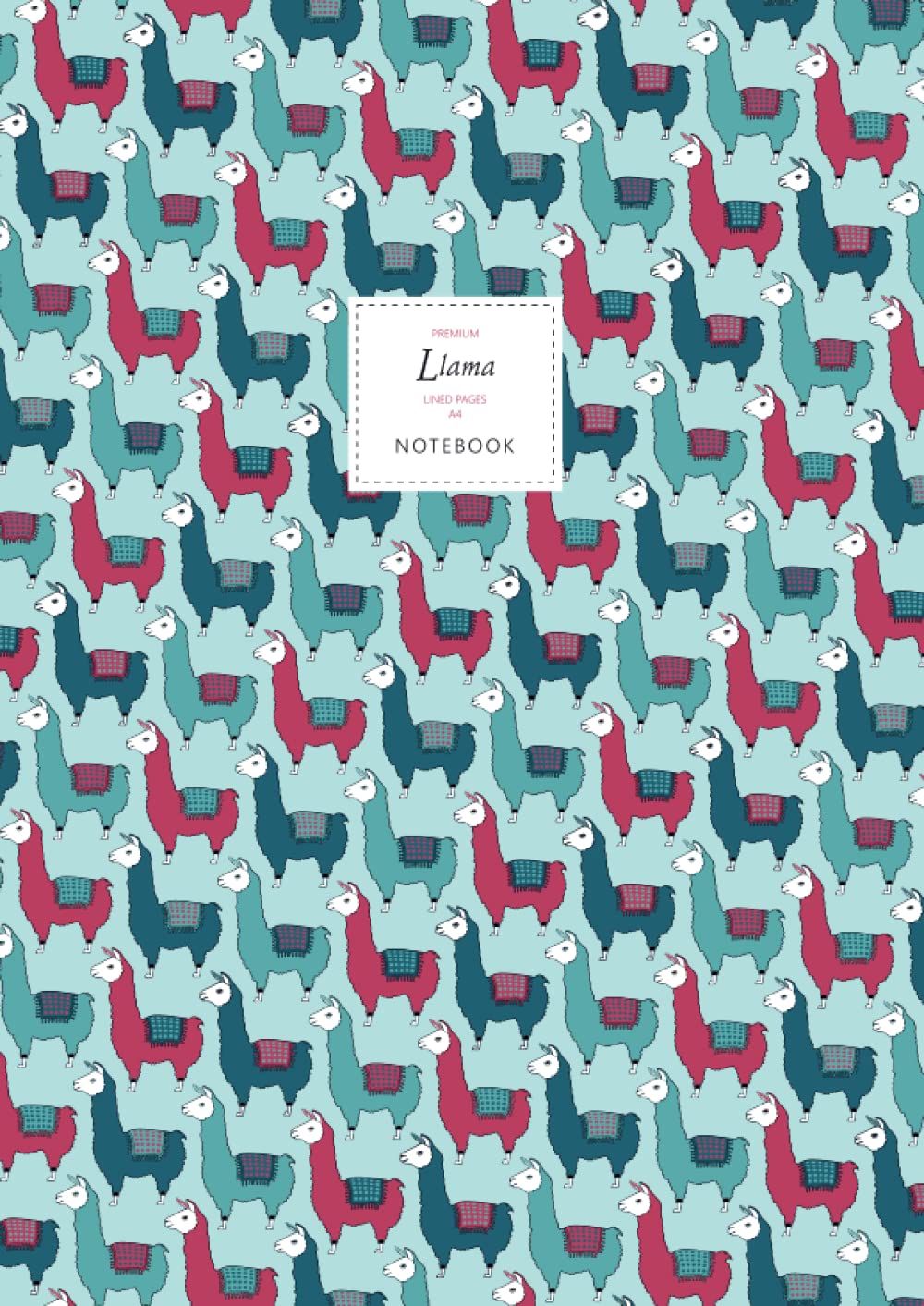 Llama Notebook - Lined Pages - A4 - Premium: (Mountaineer Edition) Fun notebook 192 lined pages (A4 / 8.27x11.69 inches / 21x29.7cm)