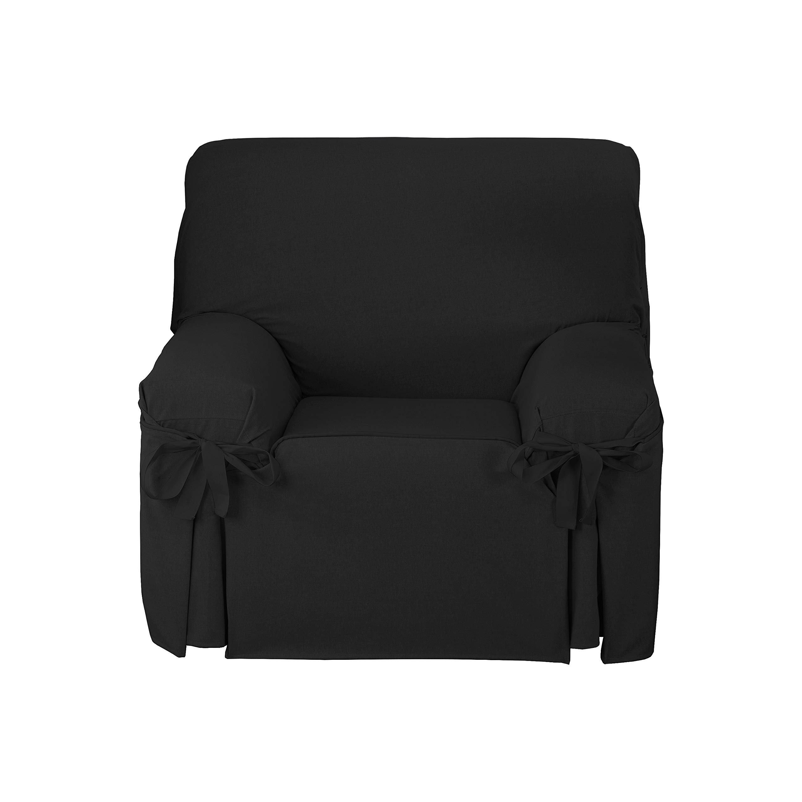 Martina Home Sofa Cover Turia 1 Seater Black