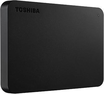 Toshiba Canvio Basics 1TB Portable External Hard Drive USB 3.0 Black