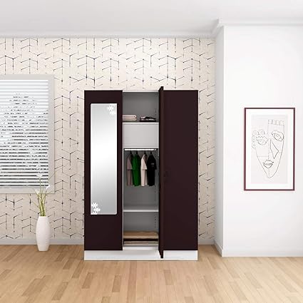 Godrej Interio Slimline 3 Door Steel Almirah With Locker