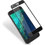 Google Pixel XL Screen Protector, AkoaDa Google Pixel XL Tempered Glass Screen Protector Anti-Scratch Rainbow-Proof Bubble Free Pravicy Screen Protector for Pixel XL (Black)