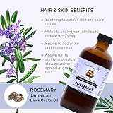 Sunny Isle Rosemary Jamaican Black Castor Oil 8oz Hair Skin Growth view 3