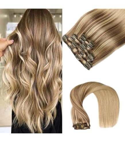 Amazon.com : LORD & CLIFF SEVEN PIECE STRAIGHT REMY HAIR  display picture 3