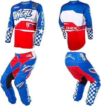 white dirt bike gear