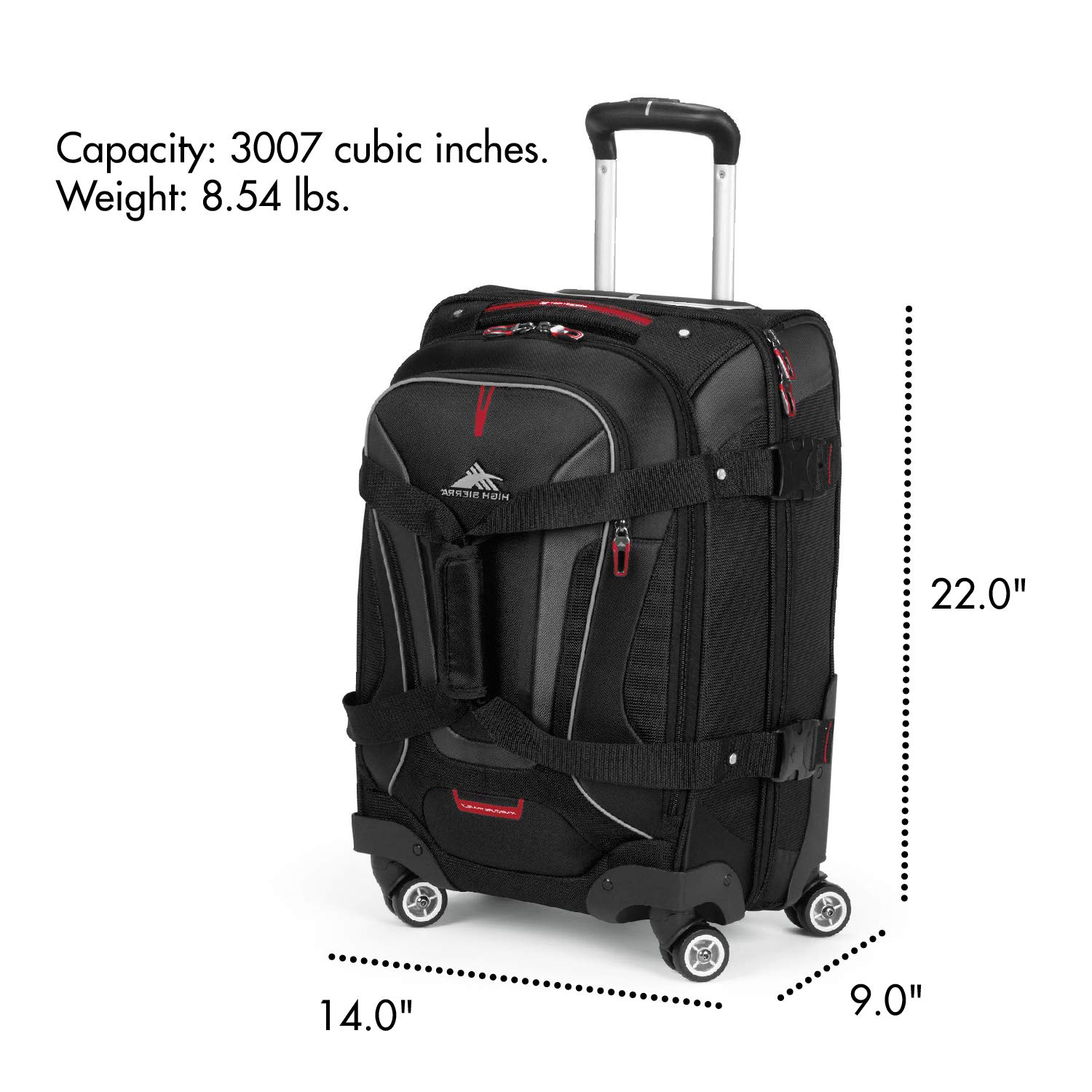 high sierra carry on spinner