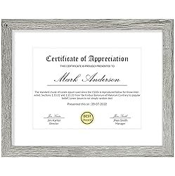 Vittanly 8.5x11 Picture Frame, Display Pictures 6x8