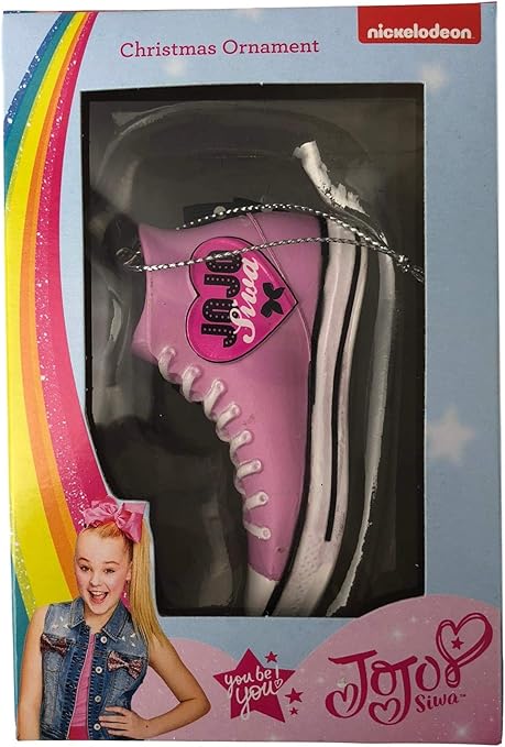 Amazon Com Kurt Adler Jojo Siwa 3 Christmas Bow Ornament Shoe Cupcake Designs Shoe Kitchen Dining