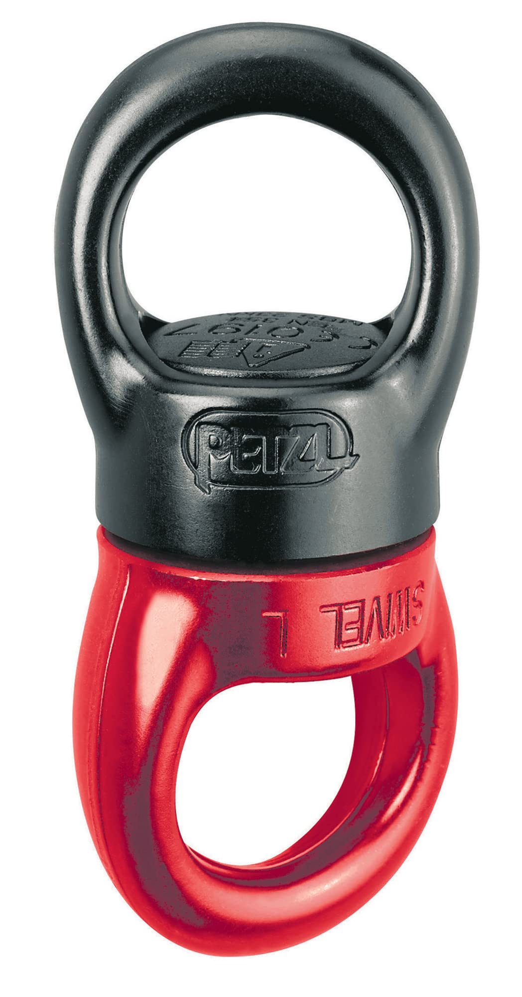Petzl P58 L Ball Bearing Swivel, Large, Black/Red — image 1