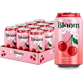 Bloom Pop Prebiotic Soda, Gut Health Support, Shirley Temple, 12 Pack | Clinically backed prebiotics support digestion and hydration with a crisp, refreshing soda experience.