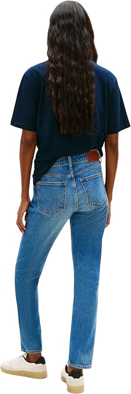 Damen Jeans Hose Lucy Slim Mid Rise, Blau (Denim Medium), 31W/30L