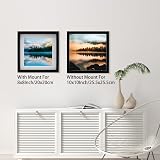 YiPinYin 10x10 Inch Photo Frame Set of 3 with Mount 8x8 Inch Display view 3