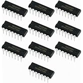 10PCS SN74AHCT125N Quadruple Bus Buffer Gates, DIP-14 3-State Output Logic IC, 74AHCT125 Level Shifter for Arduino Raspberry Pi Projects