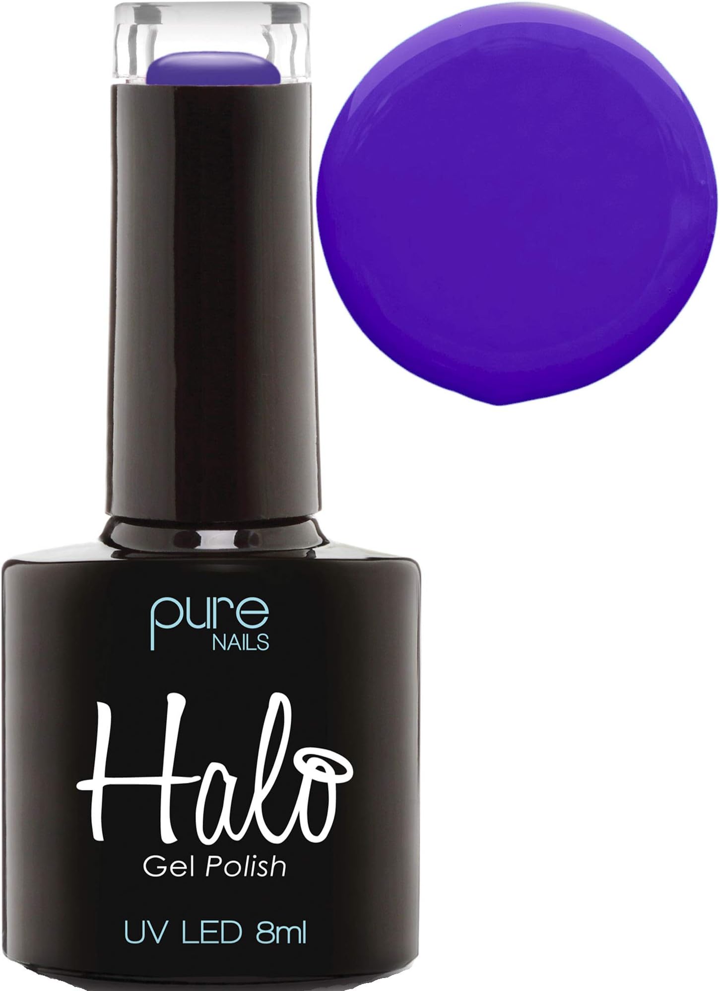 Halo Gel Polish 8ml - Tahiti. Long Lasting & Easy To Apply UV/LED Gel Nail Polish. Soak Off, Nail Art Colours For Manicure & Pedicure. Professional & Home Use