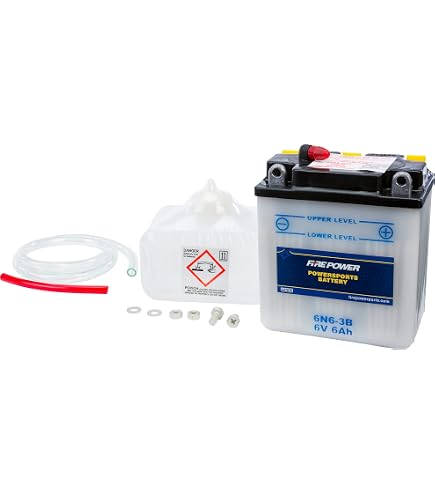 Amazon.com: Wps b49-6 battery w/acid pack b49-6 (B49-6) : Automotive
