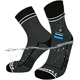 DexShell Waterproof Running Socks, SORBTEK Inner | Waterproof below cuff, compression fit for cold, wet runs