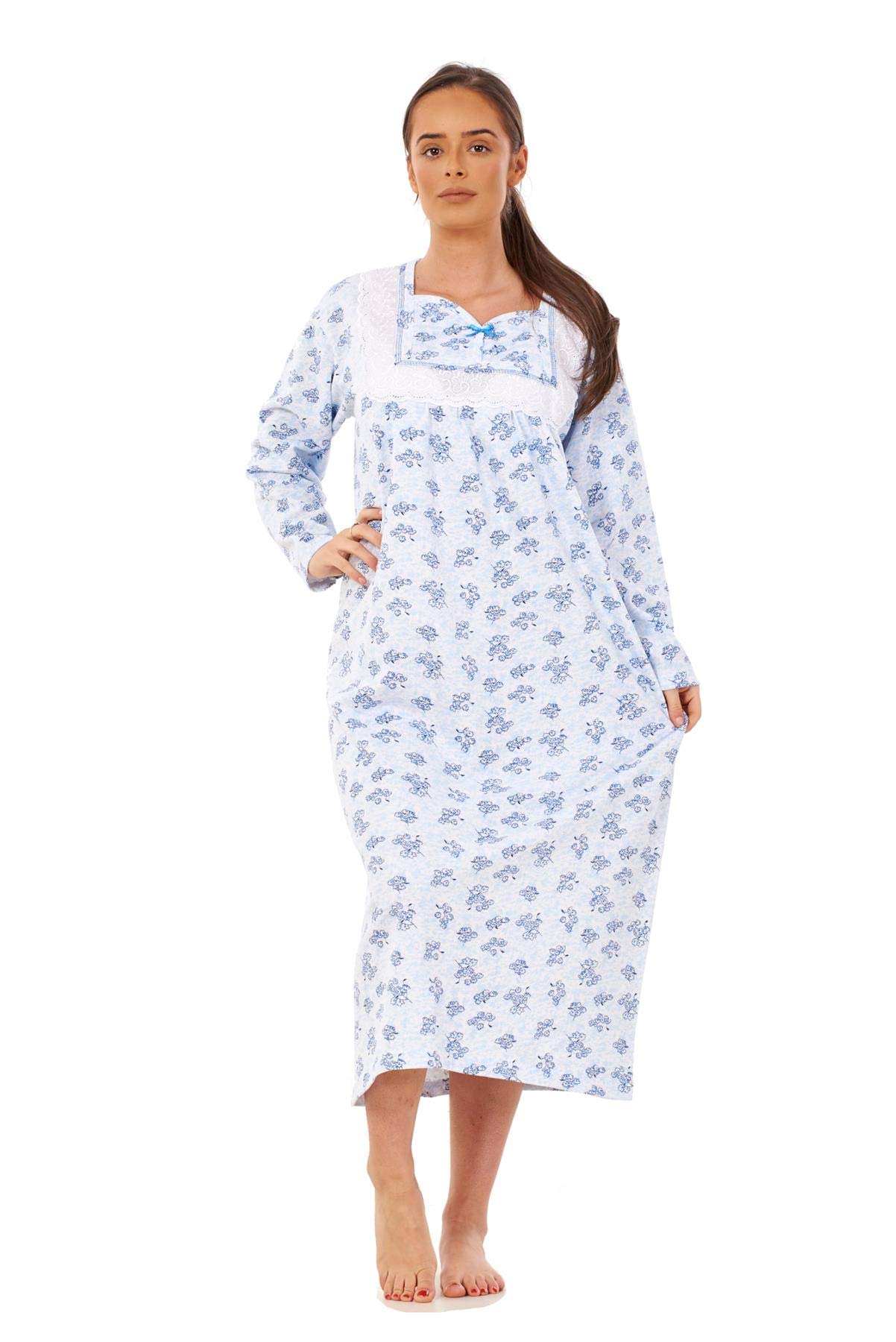 cotton long sleeve nightdress