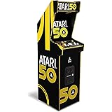 Arcade1Up Atari 50th Anniversary Deluxe Arcade Machine for Home, Over 5-Foot-Tall Cabinet with Over 50 Classic Games
