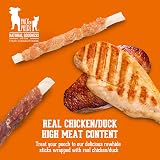 PACK'N PRIDE Dog Treats 10 Pack 90g Chewy Chicken Duck Low Fat view 2