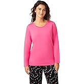 HUE womens Sleep and Lounge Pajama Separates, Christmas and Holiday Collection