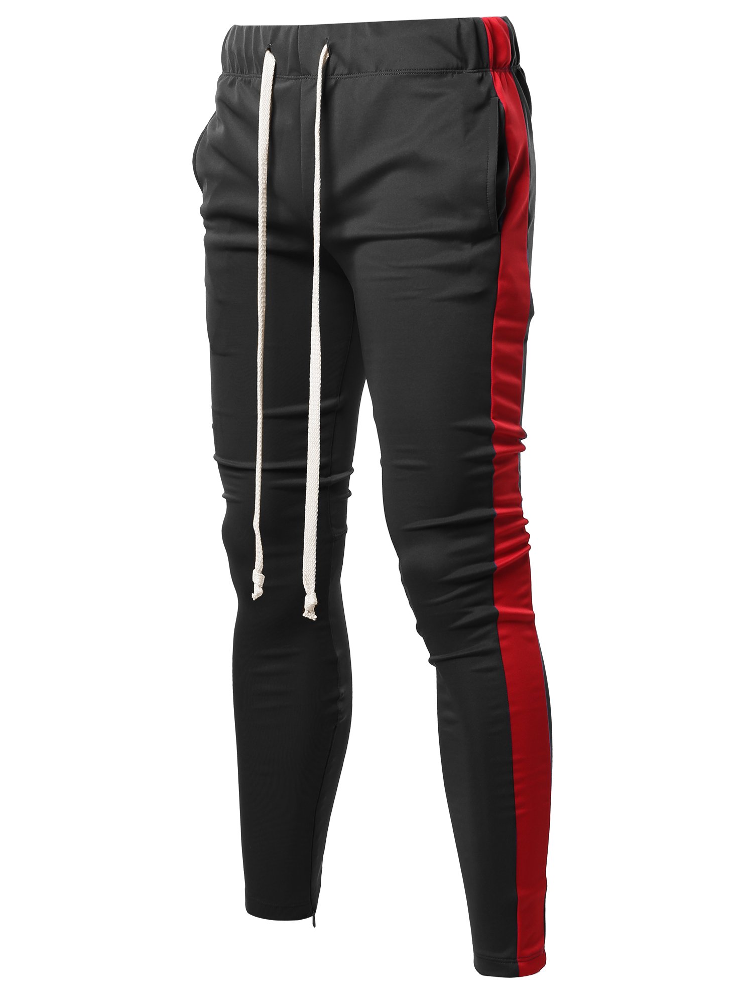 ankle zipper track pants