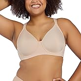 Leading Lady, Brigitte Full Coverage, Underwire, Lightly Padded T-Shirt Bra, Side & Back Smoothing, Adjustable Straps,36A-54G