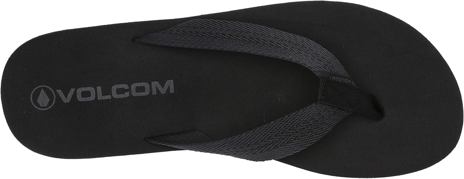 Volcom Men's Daycation Textile Flip Flop Sandal: Shoes