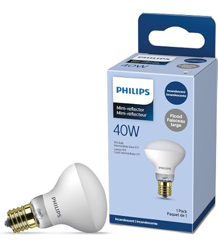 2-Pack R14 E17 LED Reflector Bulbs – 4W Warm White 3000K, Non-Dimmable, Perfect For Curio Cabinets & Small Fixtures