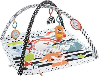 Fisher-Price 3-in-1 Baby Gym Newborn Playset Lights & Sounds HBP41