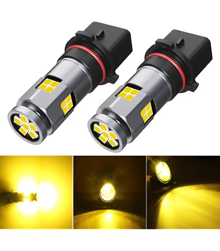 Amazon.com: HONLEEX DC/AC 9-36V PSX26W 12278 LED Fog Light Bulbs