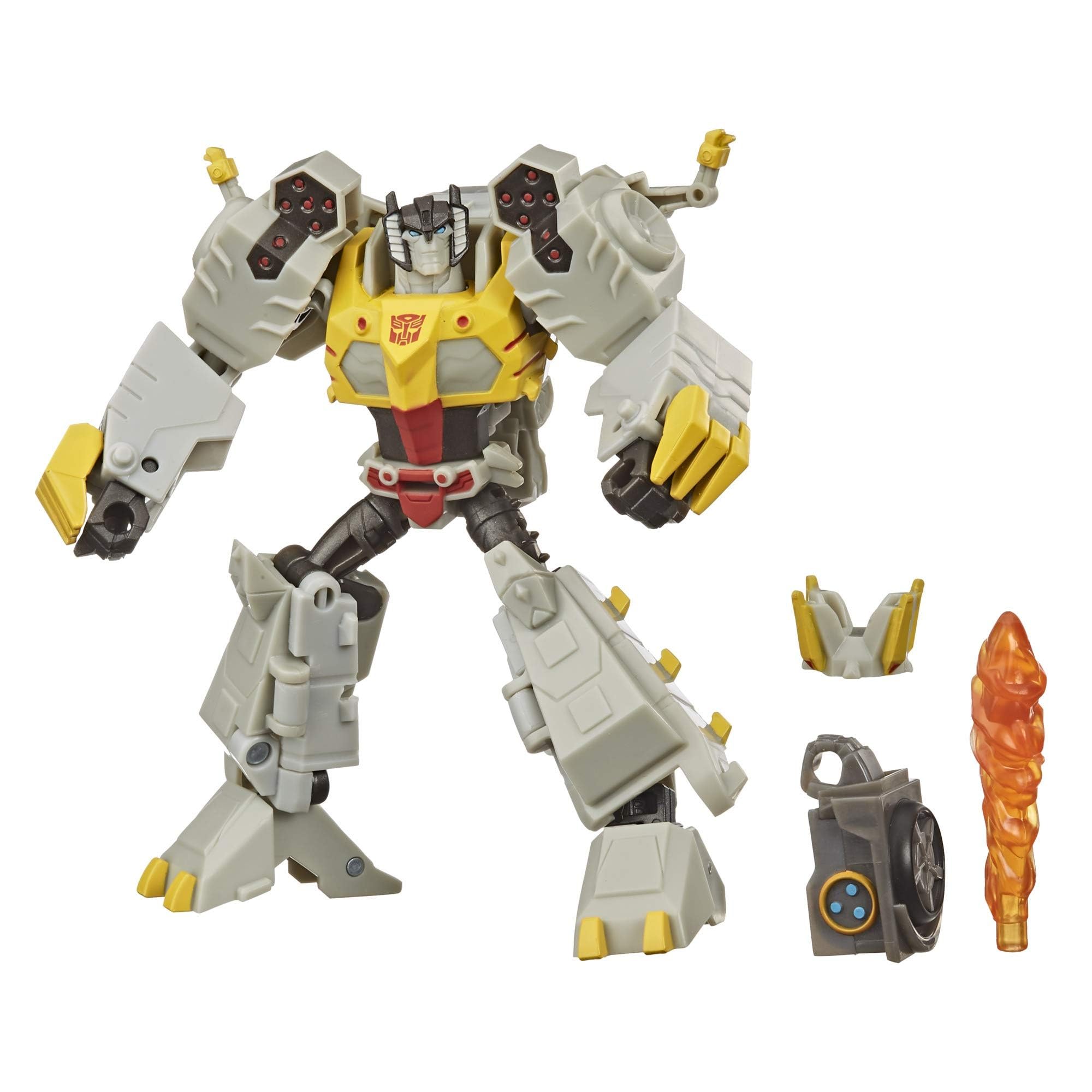 Transformers Bumblebee Cyberverse Adventures Deluxe Class Grimlock Action Figure Toy, Build-A-Figure Part, For Ages 6 and Up, 5-inch E71005L00