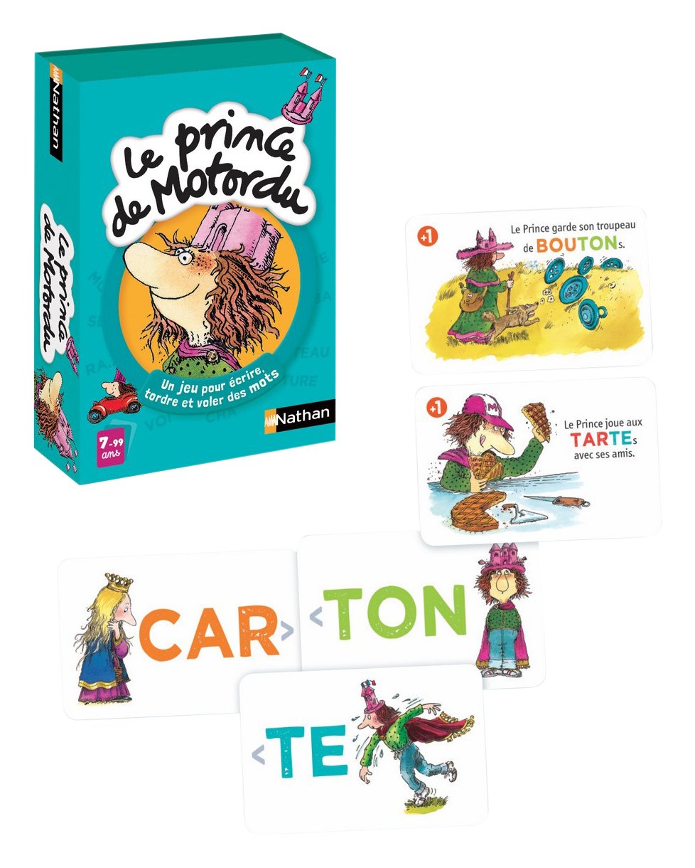 Nathan – Motordu Card Game – 31489 [French language]