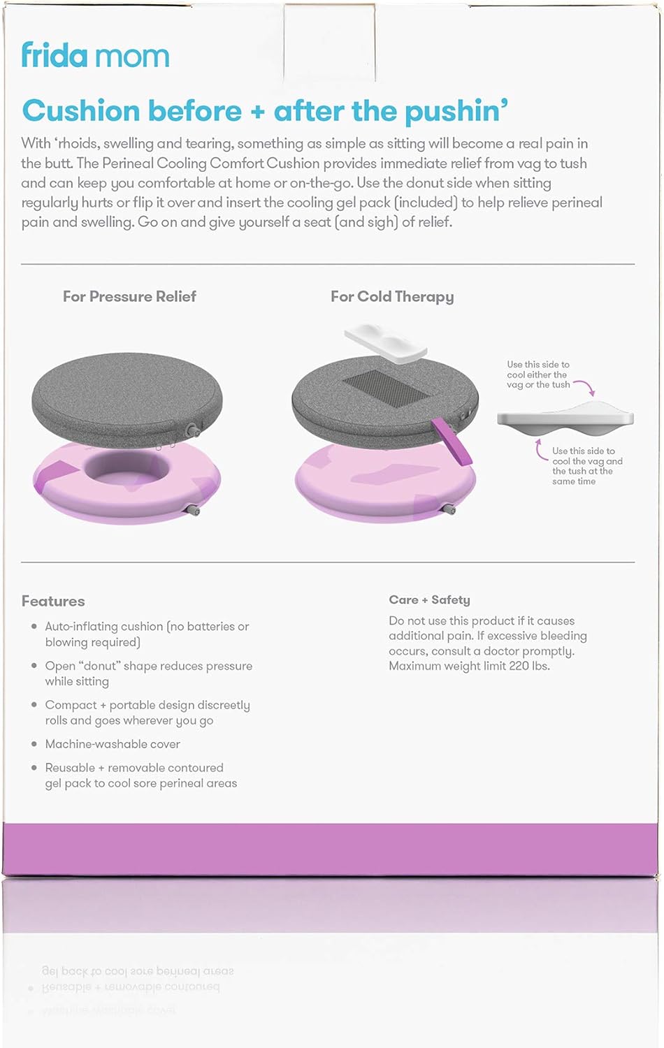 FridaBaby Mom Perineal Comfort Donut Cushion: Health & Personal Care
