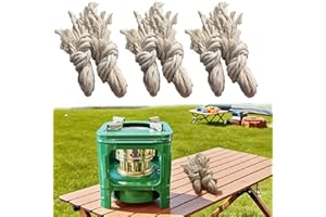 ZHUIFENGAA Picnic Burner Furnace Wicks (24/50/100 Wicks), Cotton Kerosene Stove Wick, Outdoor Kerosene Stove Camping Stove Accessories，for Efficient Portable Camping Stove (50 PCS)