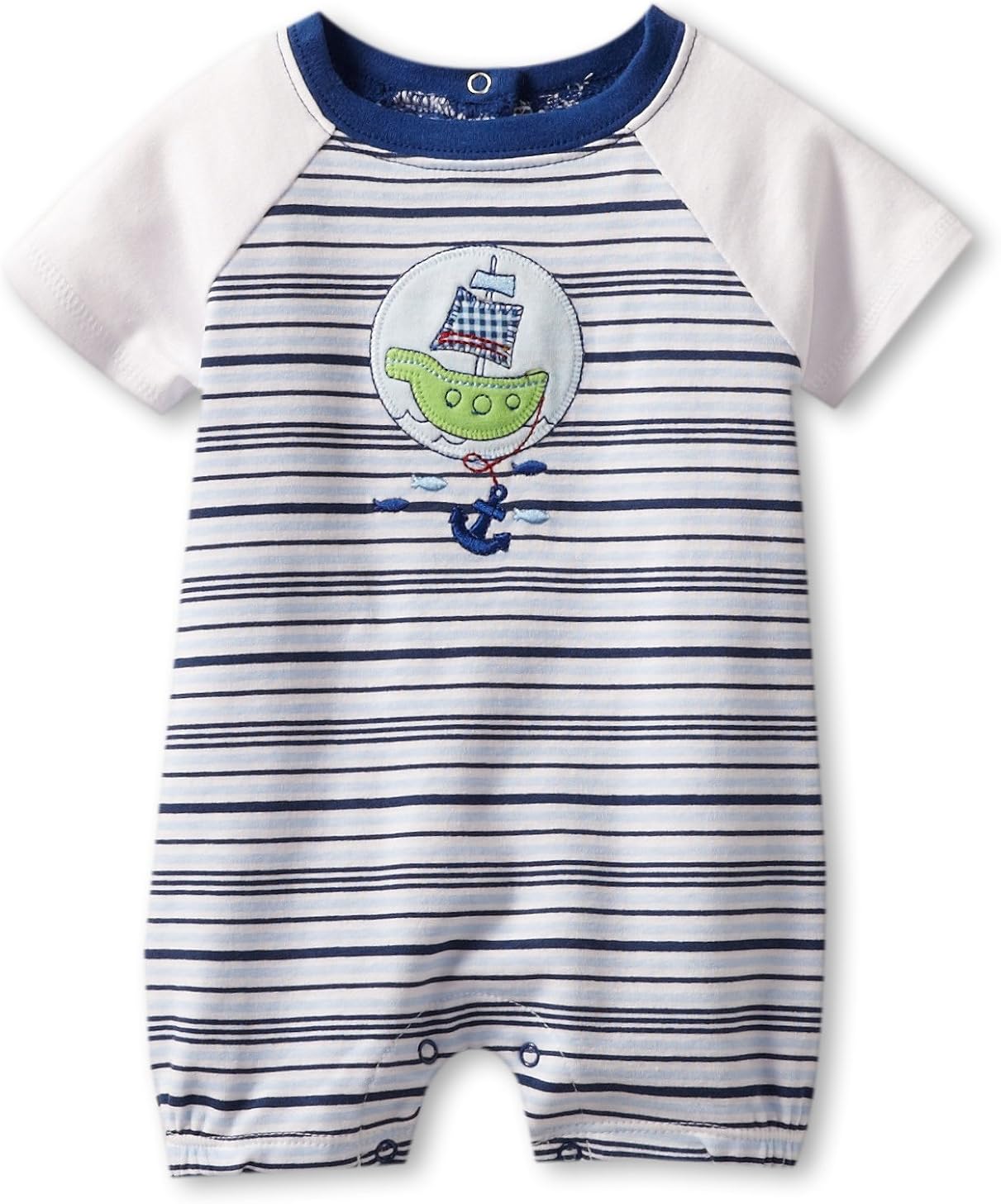 Absorba Babyboys Newborn Knit Stripe Creeper Infant And