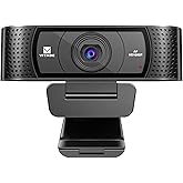 VITADE HD Webcam 1080P with Microphone & Cover Slide, 928A Pro USB Computer Web Camera Video Cam for Streaming Gaming Confere