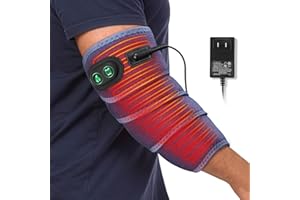 Elbow Heated Pad Wrap for Multiple Body Areas, Flexible Electric Heating Pads for Elbow Arm Wrist Ankle Leg Knee, Fast Heatin