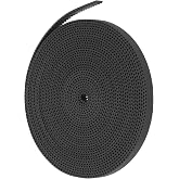 GT2 Timing Belt 5 Meters(16.5ft) Length Open Belt 2mm Pitch 6mm Width | Fit for Ender 3/Ender5/CR-10 Serial 3D Printers