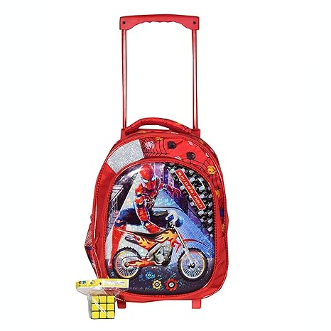 spider man rolling luggage