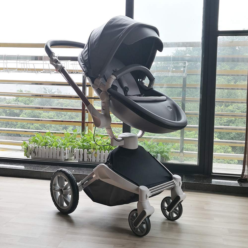 baby stroller 360 rotation function