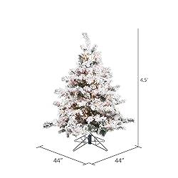 Vickerman Artificial 4.5' X 44" Indoor Flocked